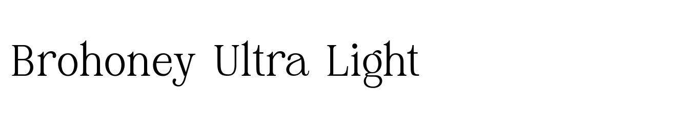 Brohoney Ultra Light